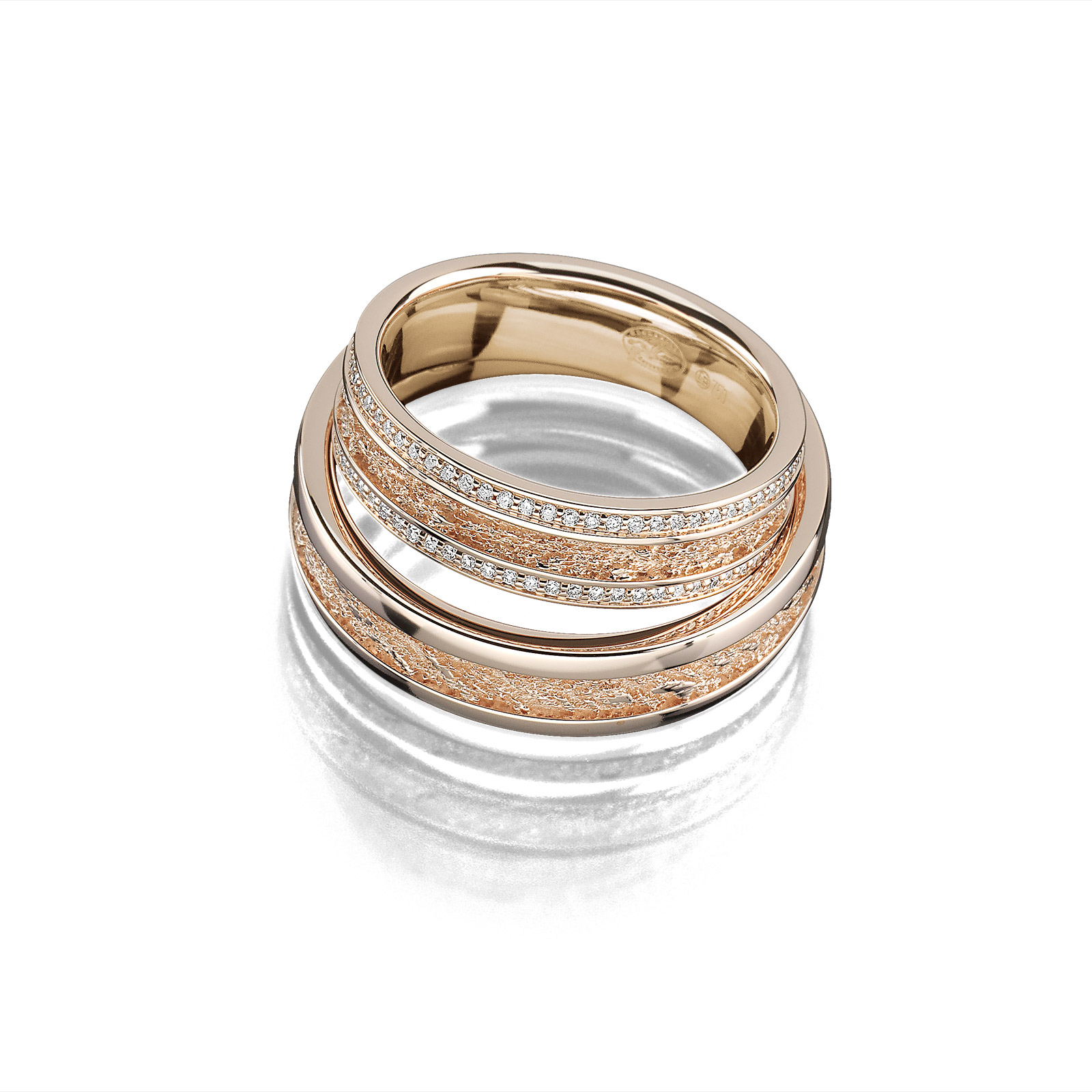 von ABLEITNER | Eheringe Loving – – Ableitner & Nature Goldschmiedemanufaktur Juwelier Flare 750 Roségold 
